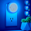 Dimmable LED night light two-pack with dusk-to-dawn sensor