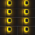 LED plug-in night light set with dusk-to-dawn automatic lighting