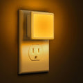 Non-dimmable LED night light two-pack with automatic dusk-to-dawn sensor
