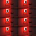 LED plug-in night light set with dusk-to-dawn automatic lighting