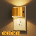 Adjustable-brightness plug-in night light two-pack with dusk-to-dawn sensor